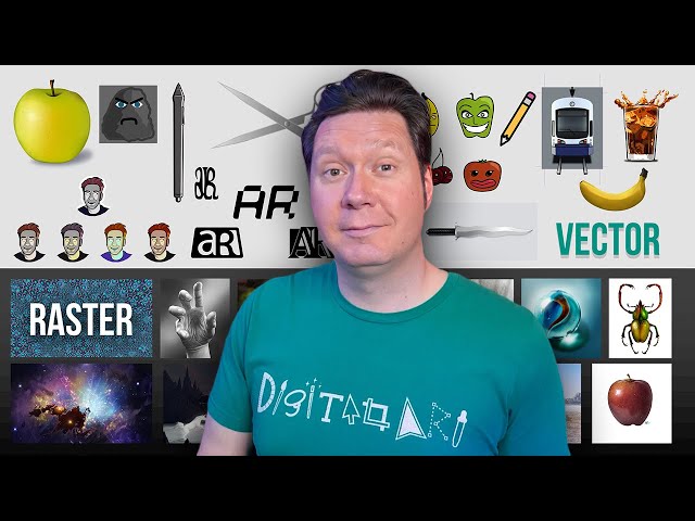 VECTOR vs RASTER Graphics - Which Digital Art Is Better?