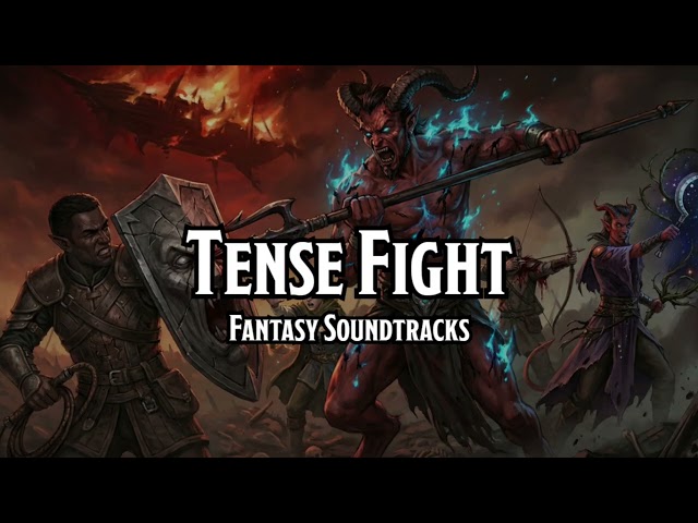 Tense Fight  | D&D/TTRPG Battle/Combat/Fight Music | 1 Hour | Copyright free