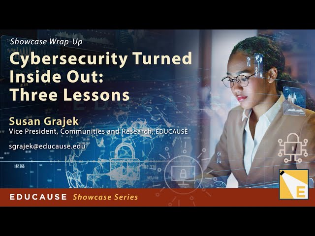 Showcase Wrap-Up: Cybersecurity Turned Inside Out: Three Lessons