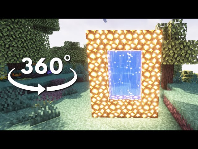 POV: Steve is Trying to do Aether Portal! (360 degree video)