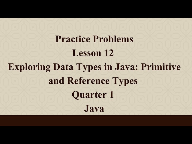 Declaring Classes in Java: The Building Blocks of Programs| Q1 Java L12 P1 | SMILE ROAD