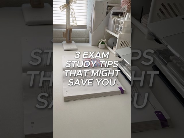 study tips that might save you