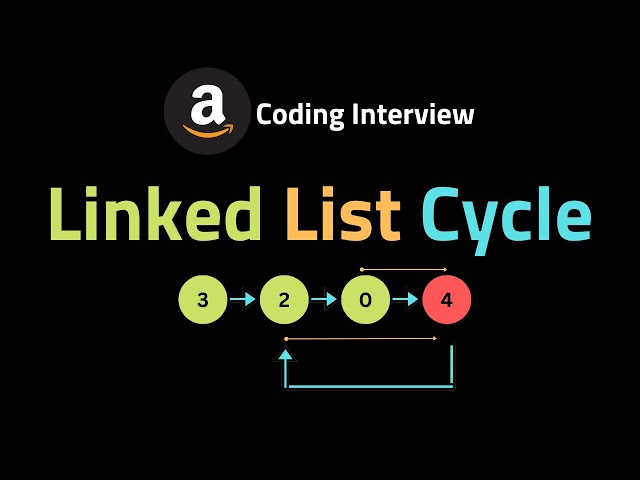 Linked List Cycle - LeetCode 141 - Coding Interview Questions