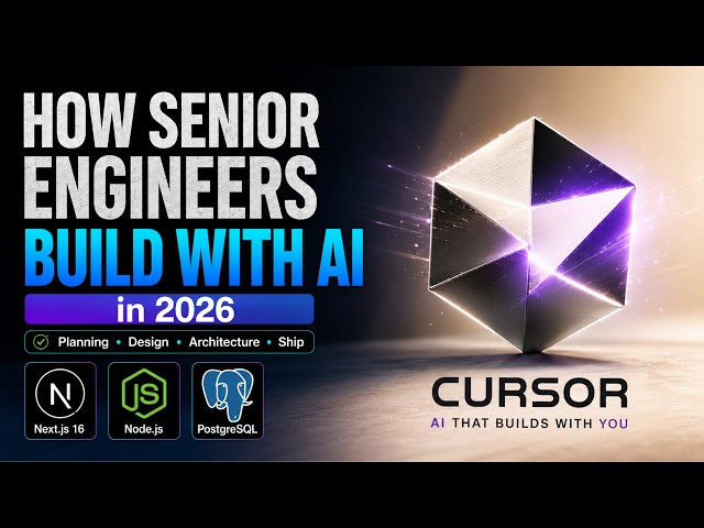 How Senior Engineers Build With AI in 2026 | Next.js 16, PostgreSQL, Cursor