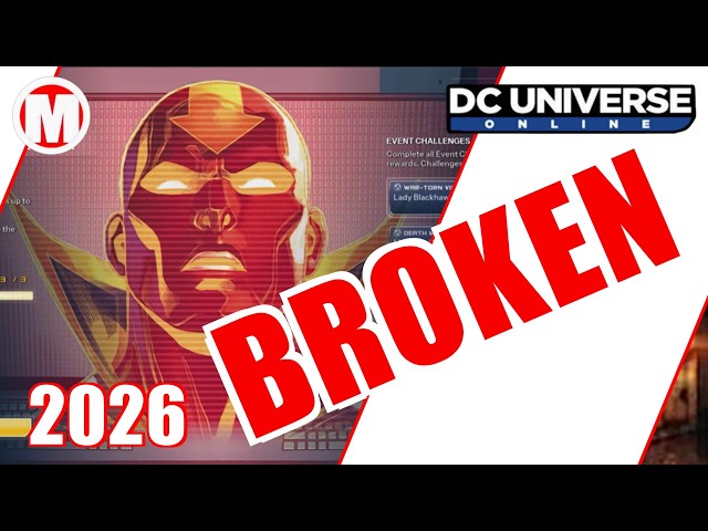 DCUO Trouble Alert Broken