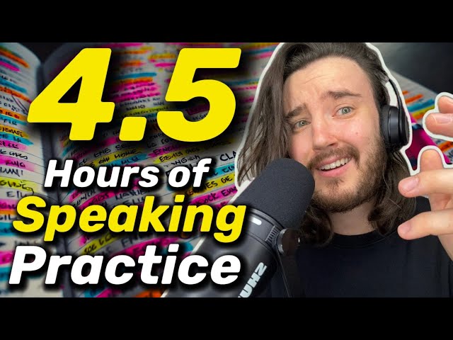 the BEST way to improve English speaking skills | 4.5 Hours of Super Sentences speaking practice