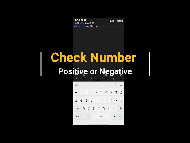 "Check Number Positive Or Negative | print number positive or negative |  @EngineeringStore1