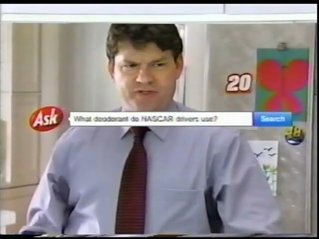 Ask.com NASCAR Commercial - Deodorant (2009)