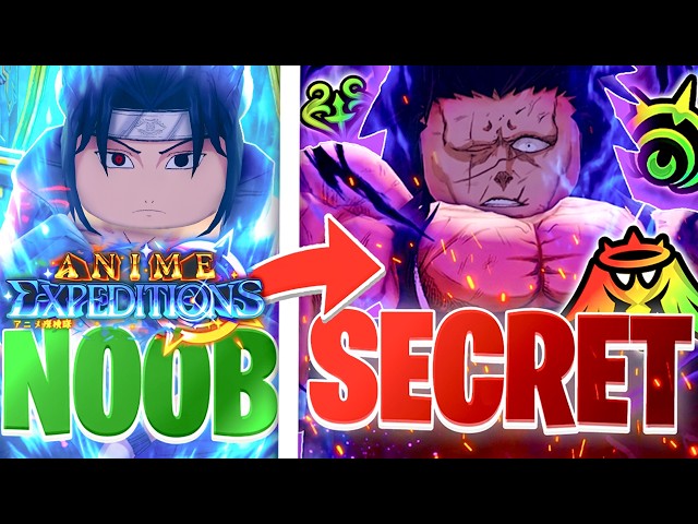 Going From A NOOB To SECRET In Anime Expeditions! (Roblox)