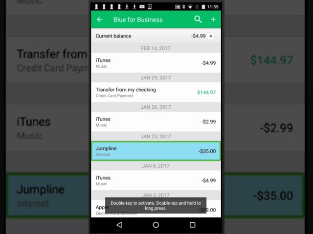 Android: Using the long press