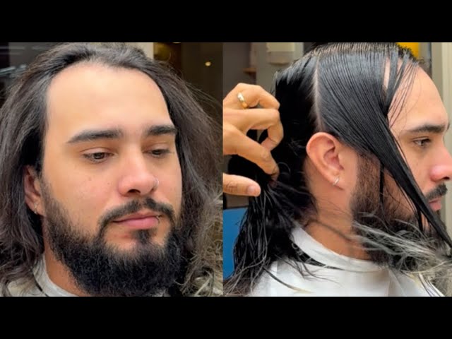 De 47 años a 23 años, TENÍA ENTRADAS EN SU CABELLO 😱 #cambiodelook #transformación