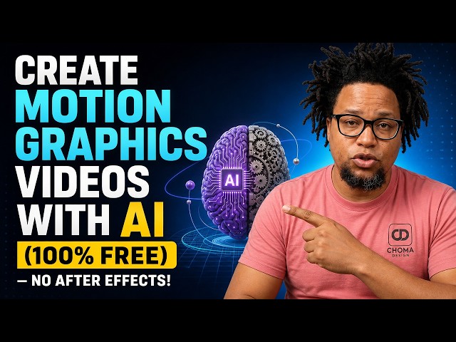 Create Motion Graphics Videos With AI (100% FREE) — No After Effects!