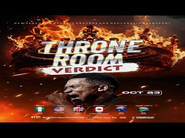 THRONE ROOM VERDICT || 31 DAYS OF ANSWERS, EVIDENCE AND MANIFESTATION || NSPPD || 23RD OCTOBER 2026
