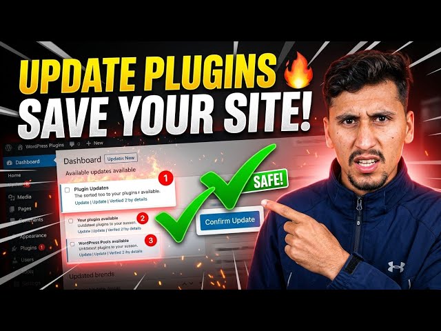 How to Update Plugins in WordPress (Step-by-Step) 🔥 | Safe Plugin Update Guide