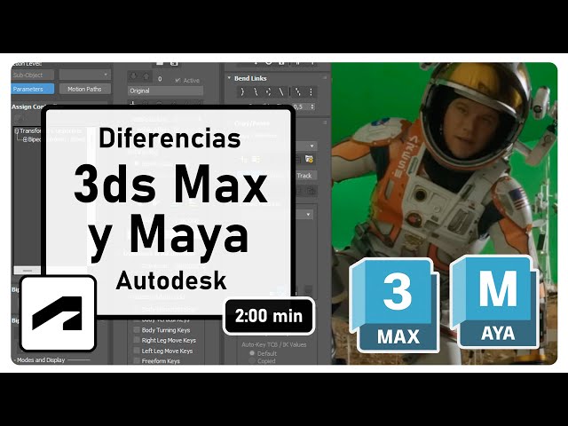 DIFERENCIAS entre 3DS MAX y MAYA ¿ CUAL ME CONVIENE?