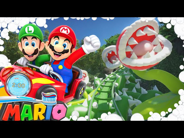 Super Mario Roller Coaster 2 Minute Action Toothbrush timer with Music