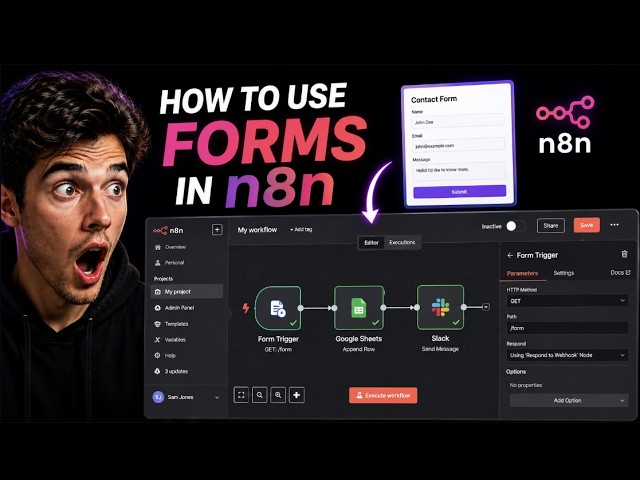 How To Use Forms In n8n: Build Interactive Workflows & Custom UIs (2026!)