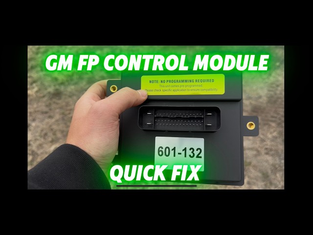 Easy Fix for Common Chevy Problem [Fuel Pump Control Module]