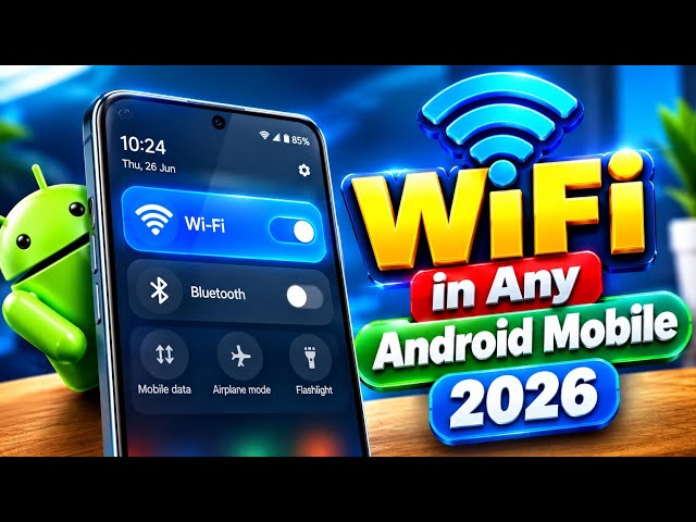 WiFi in Any Android Mobile Phone 2026 📶