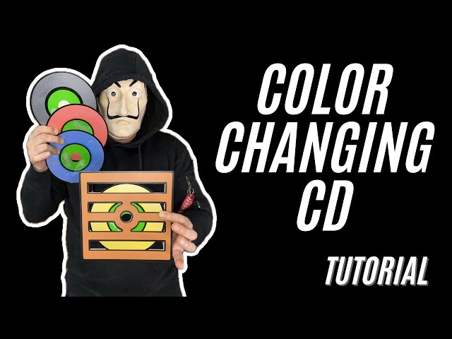 COLOR CHANGING CD 🪄 Magic Trick Tutorial #tricks #magic #foryou