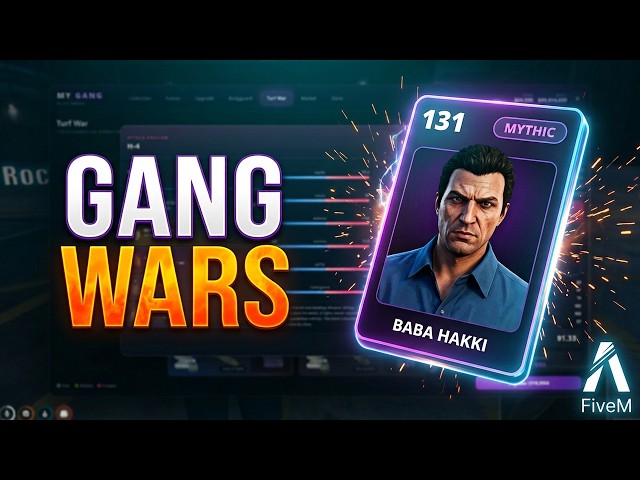 FiveM Gang Card System | Bodyguards, Turf War & Duels | QBCore & ESX | RC Collection