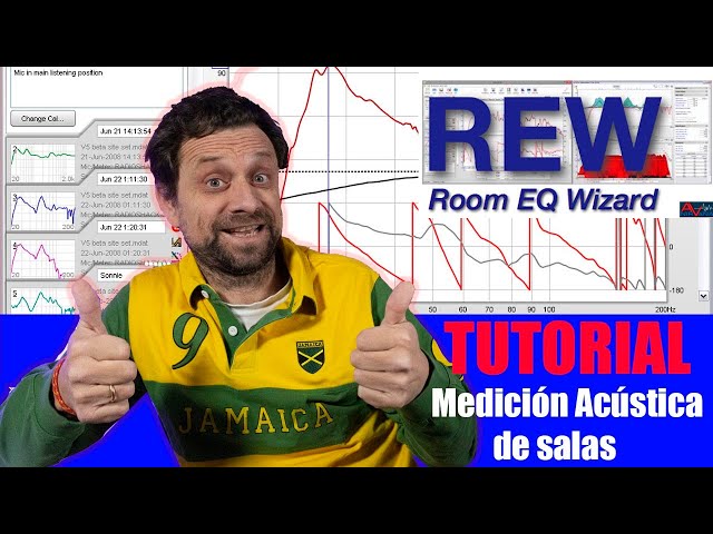 ROOM ACOUSTIC MEASUREMENT TUTORIAL WITH ROOM EQ WIZARD (REW) IN SPANISH