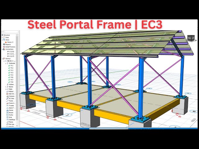 ProtaStructure 2026: Fast EC3 Steel Portal Frame Design (Tutorial)