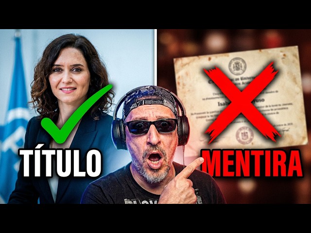 TOTAL SCANDAL! Ayuso and M.A.R.'s FAKE DEGREE SCHEME EXPOSED 😱