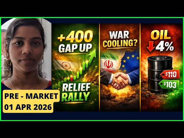 +400 GAP-UP SHOCK! Market Turns Bullish Overnight?! | Pre Market Report 1 Apr 2026 #nifty #banknifty