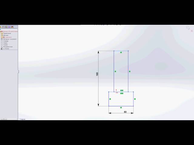 Пример параметритизации в solidworks
