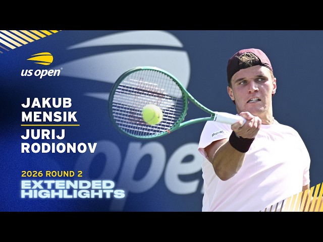 Jakub Mensik vs. Jurij Rodionov Extended Highlights | 2026 US Open Round 2