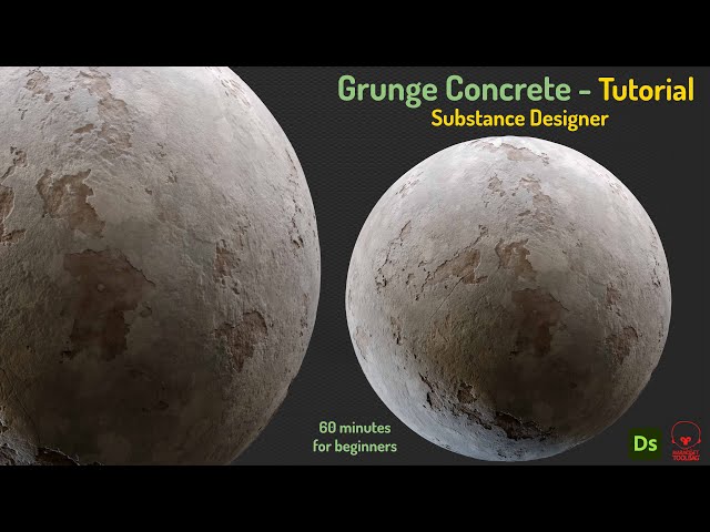 How To Create Grunge Concrete Material in Substance Designer Part 1 :  Base Height & Details