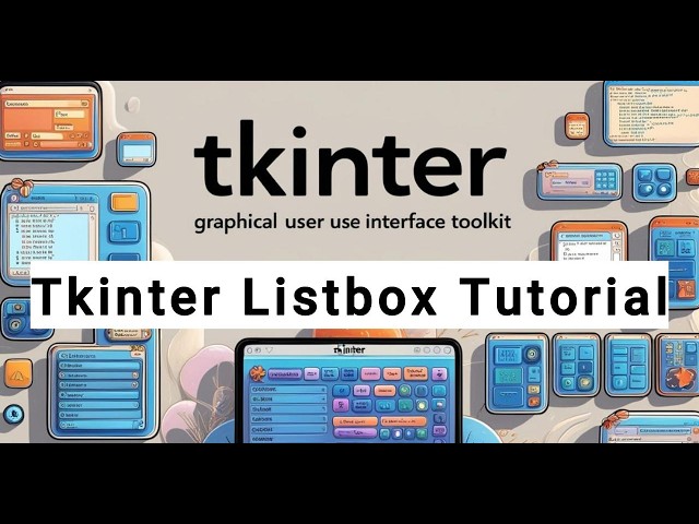 Python Tkinter Listbox Tutorial | Create Clickable List in GUI (Beginner Friendly)