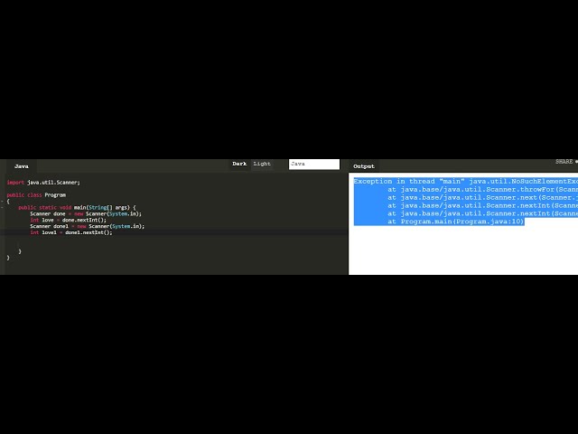 Java - Exception in thread "main" java.util.NoSuchElementException - 2020 fixed!