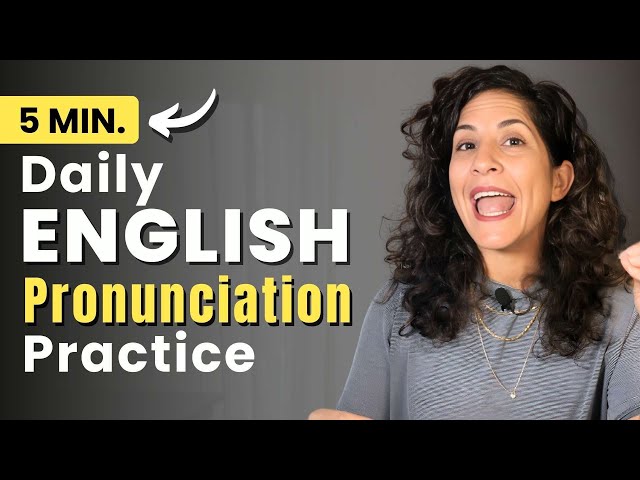 Pronunciation exercise for BUSY PEOPLE [5 minutes]