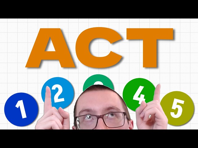The 5-Step Guide to Preparing for the ACT Math Section!