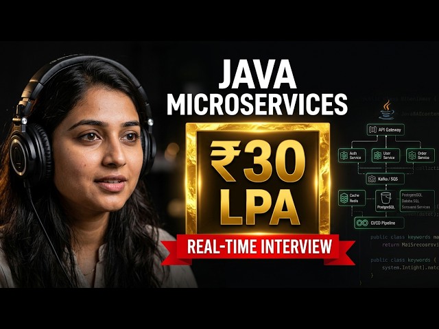 Advanced Java Microservices Interview | ₹30 LPA | Distributed Tracing, Saga Pattern & Resilience4j