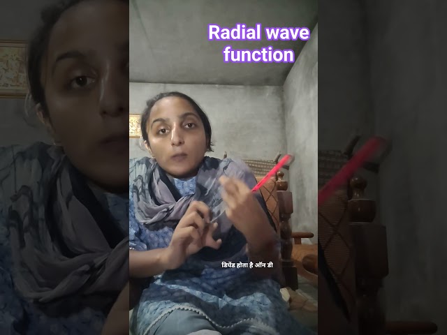 Radial wave function Bsc chemistry atomic structure #study #success #viral #shorts