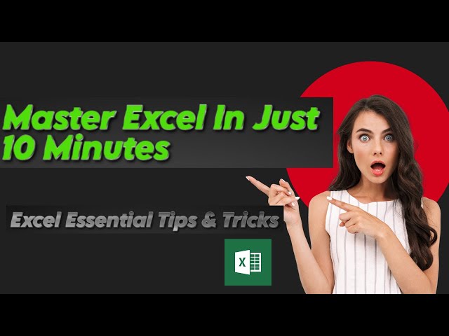 Master Excel In Just 10 Minutes | Essential Skills For Beginners | Excel Tips and Tricks #excel