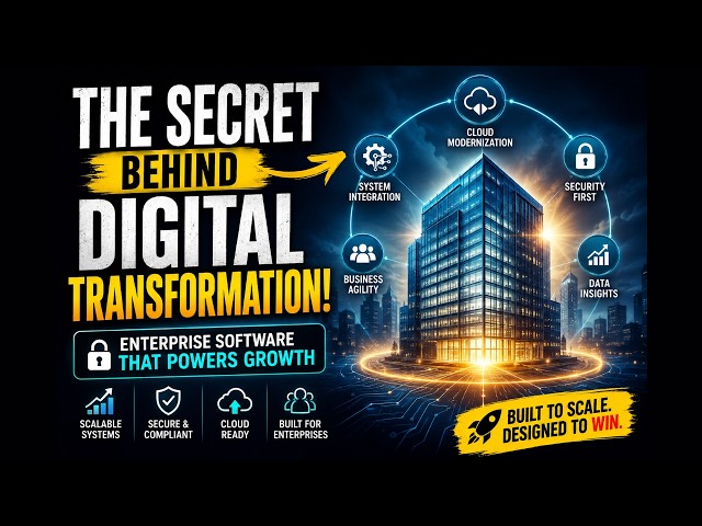 The Secret Behind Digital Transformation | Enterprise Software Development Explained