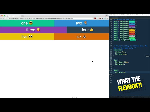 How Flexbox's flex-basis and wrapping work together! - Tutorial 12 of 20 💪