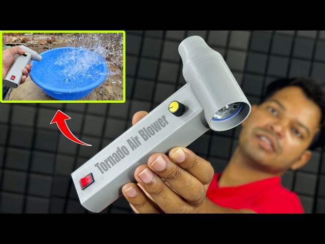 PVC Pipe से बनाये High Speed Tornado Air Blower At Home
