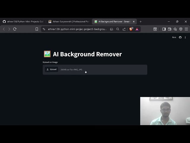 Ai Background Remover Python Mini Project