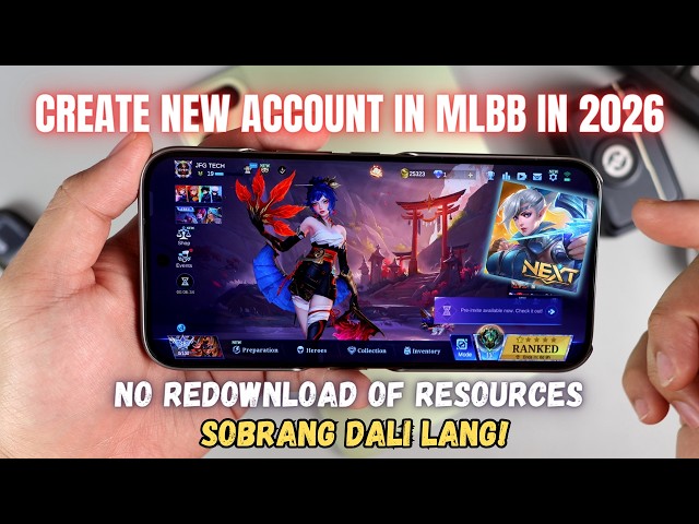 How to CREATE NEW ACCOUNT in Mobile Legends (MLBB) in 2026