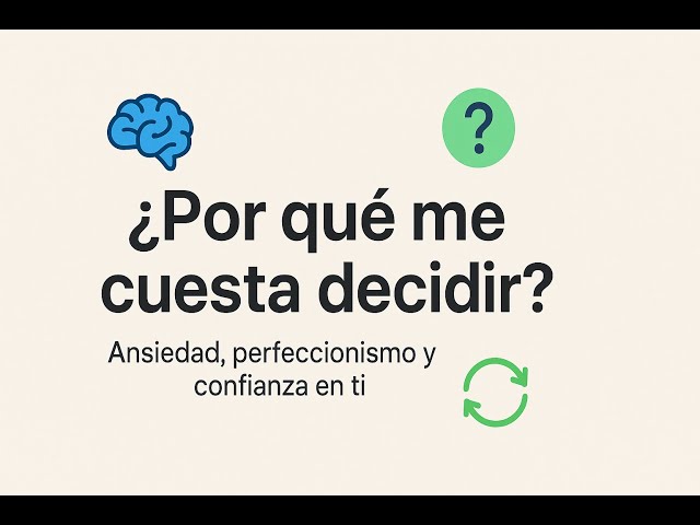 What does it mean to have trouble making decisions, according to cognitive psychology?