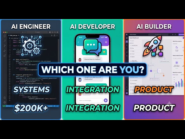 AI Engineer vs. Developer vs. Builder: Which Path for 2026–2030?