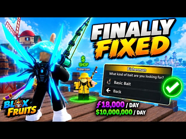 I FINALLY Fixed the Best Blox Fruits Fishing Macro!