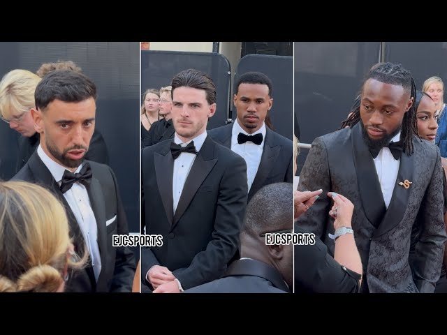 PFA Awards 2026 Premier league stars arrive in style! (Rice,Fernandes,Cherki,Semenyo,Saliba)