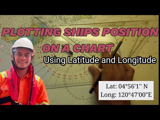 HOW TO PLOT SHIPS POSITION ON A CHART USING LATITUDE AND LONGITUDE