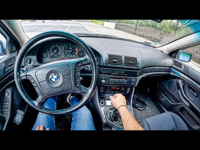 2000 BMW 5 E39 [2.5 525D 163HP] |0-100 | POV Test Drive #1338 Joe Black
